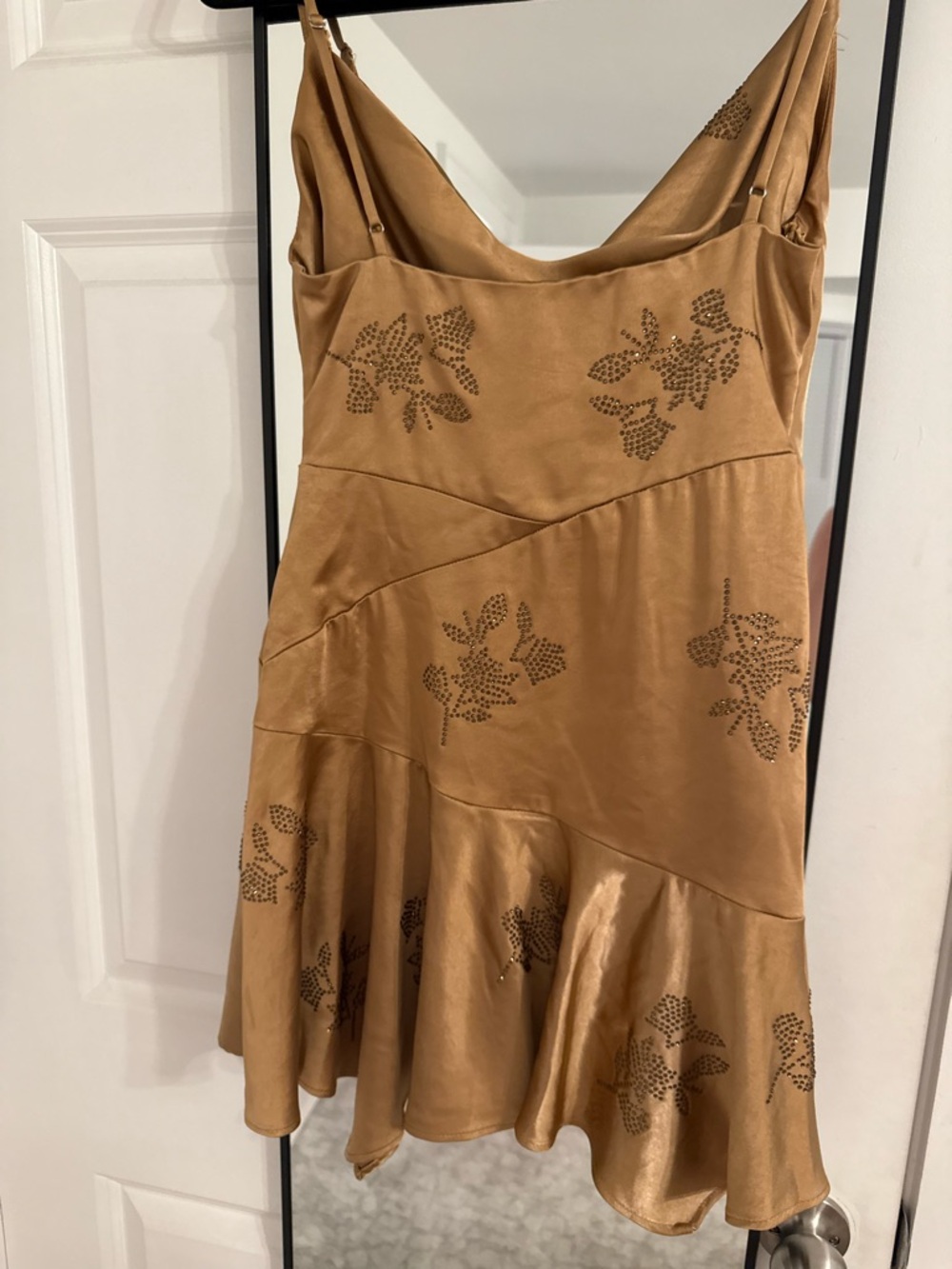 Oh Polly Women's Satin mini dress - Picture 7 of 10